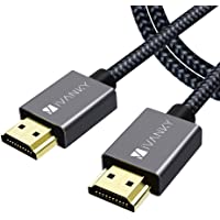 iVANKY Cable HDMI 2 Metros- HDMI 2.0 Cable 18Gbps- Compatible con 4K@60HZ- Ultra HD- 3D- Full HD 1080p@144Hz- HDR- ARC…